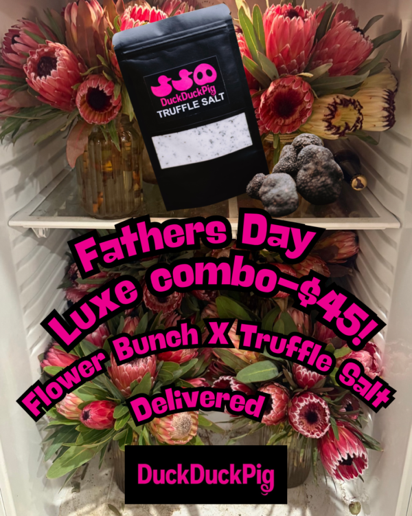 Father’s Day Luxe Special - Truffle Salt x Flowers -  Delivered